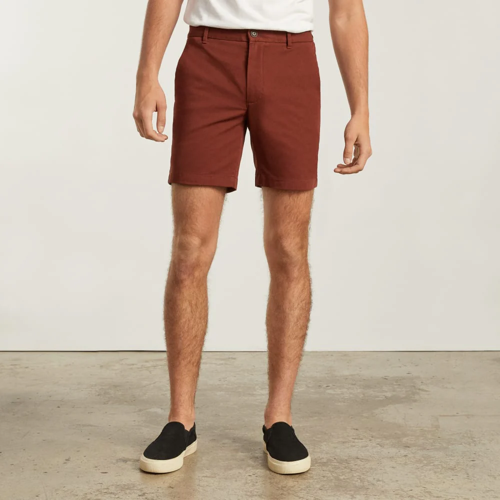 The 7” Slim-Fit Performance Chino Short | Hickory - Image 2