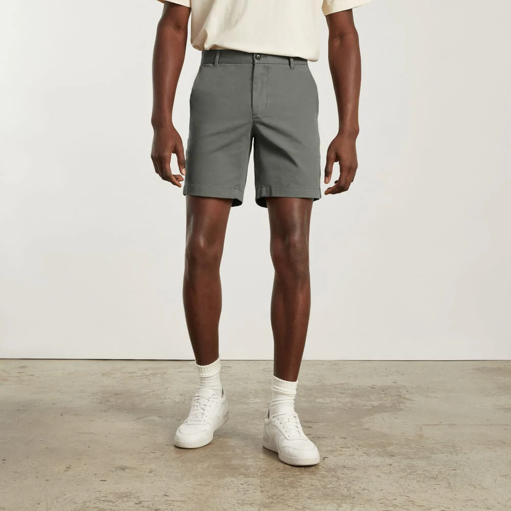 The 7” Slim-Fit Performance Chino Short | Pewter Green - Image 2