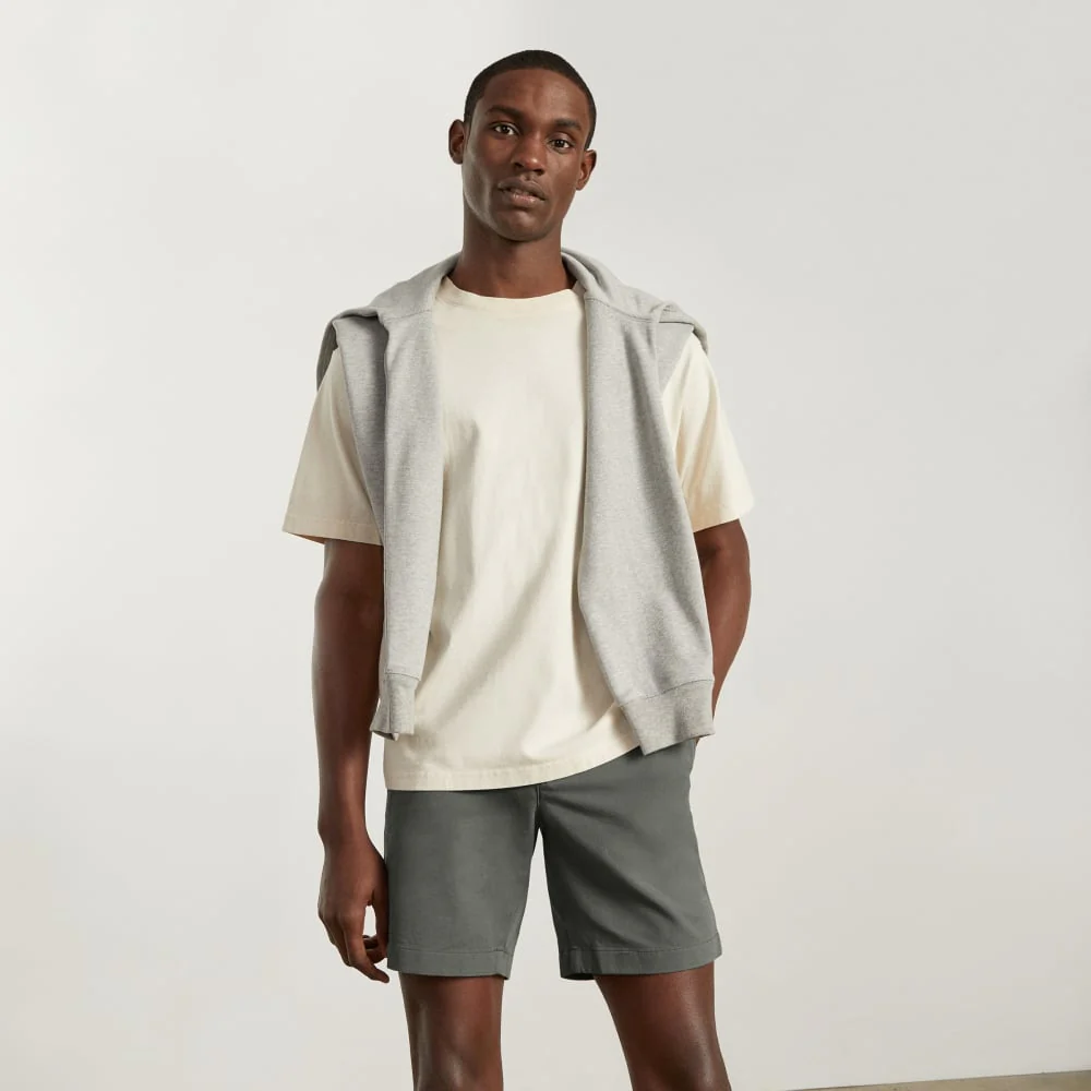 The 7” Slim-Fit Performance Chino Short | Pewter Green - Image 4