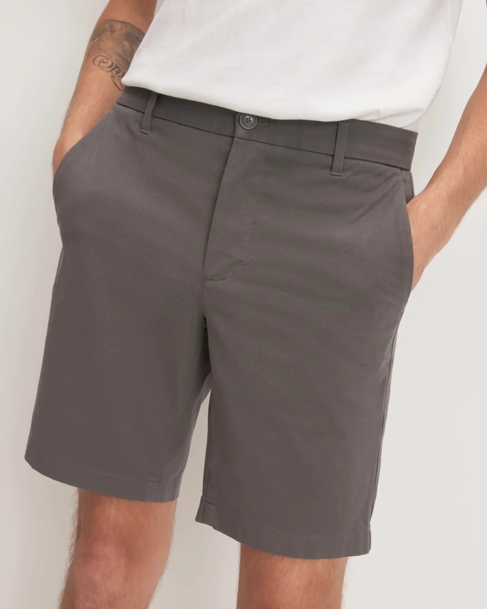 The 9" Slim-Fit Performance Chino Short | Slate Grey - Image 4