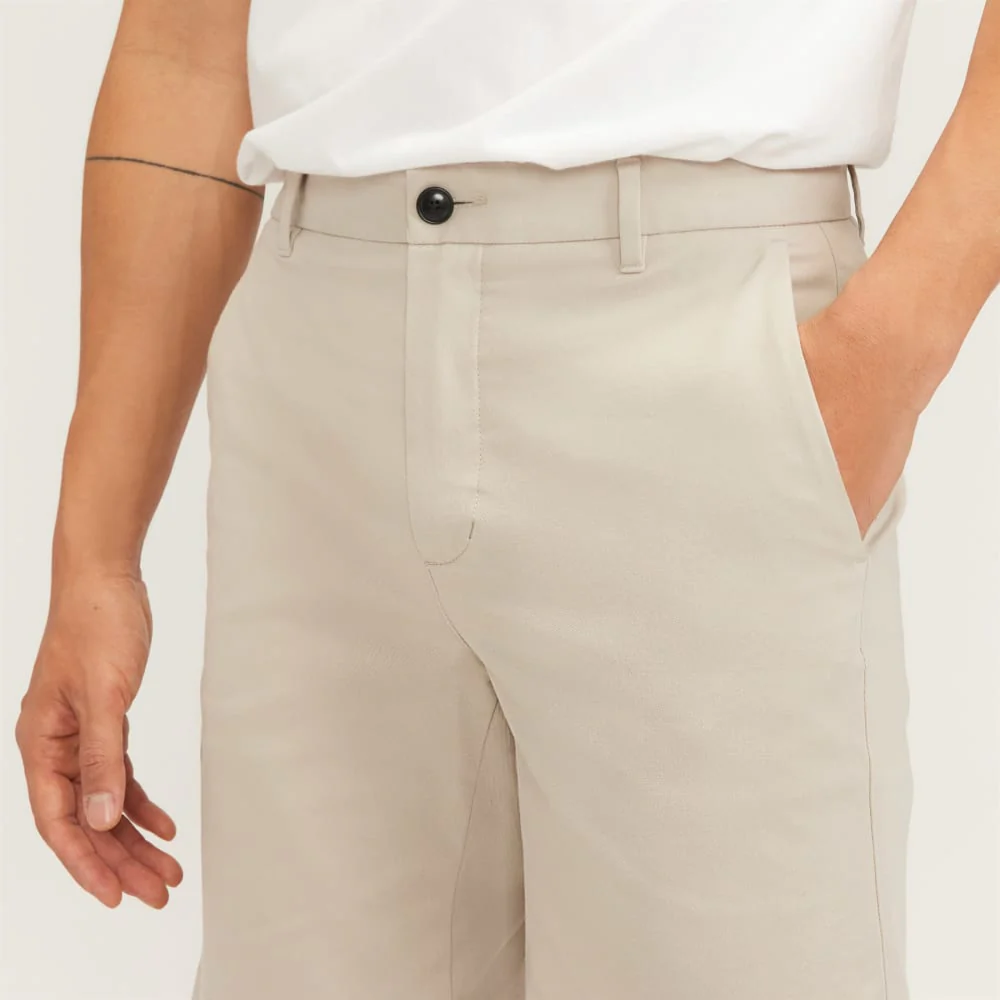 The 9" Slim-Fit Performance Chino Short | Stone - Image 4
