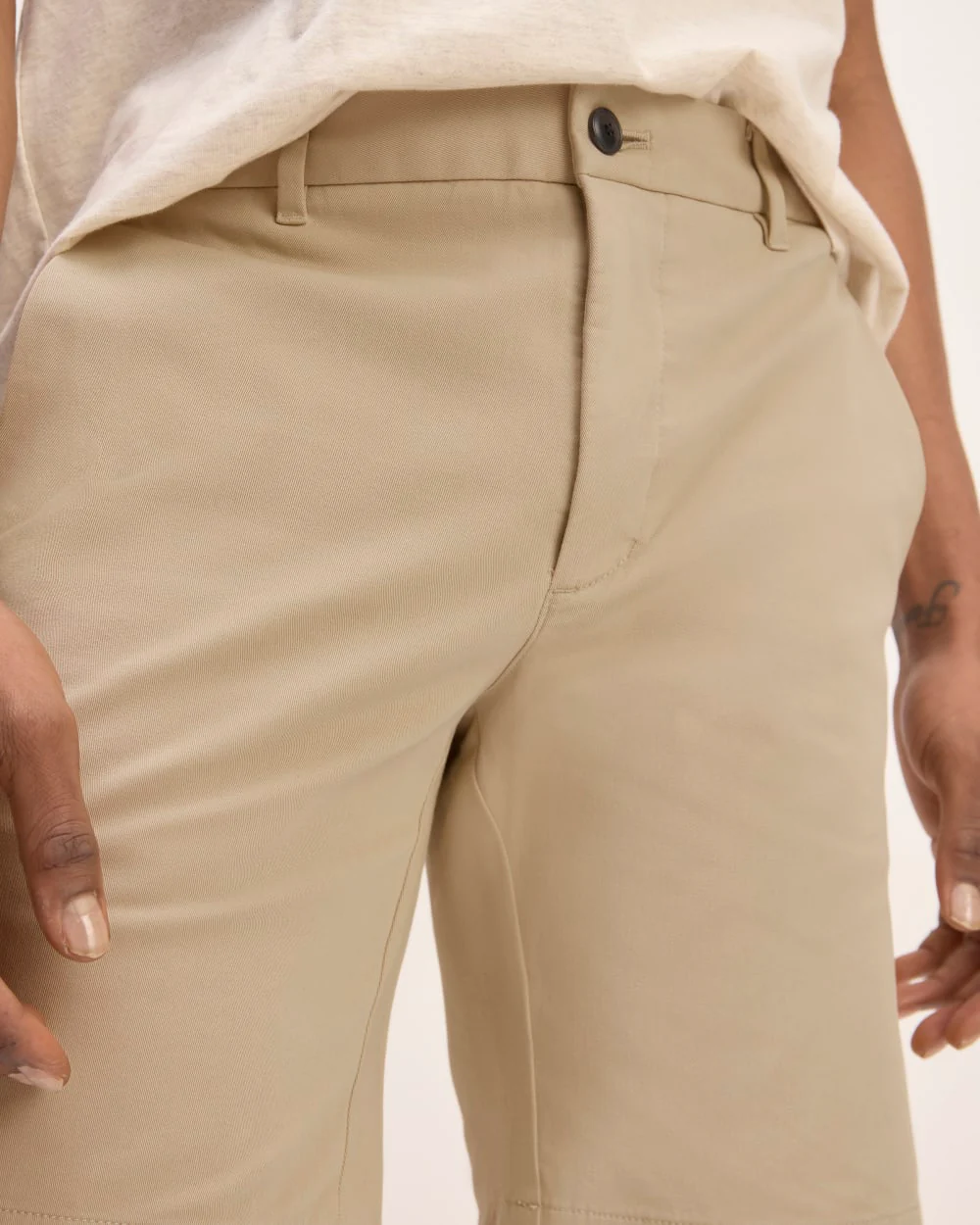 The 9" Slim-Fit Performance Chino Short | Trench Coat Khaki - Image 4