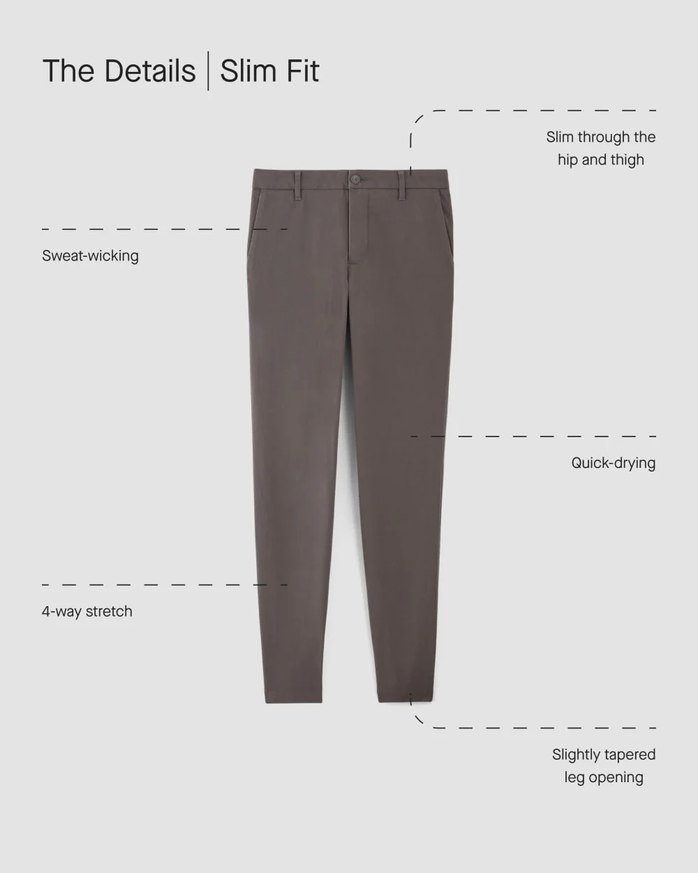 The Performance Chino | Uniform | Deep Navy | Slim - Image 4