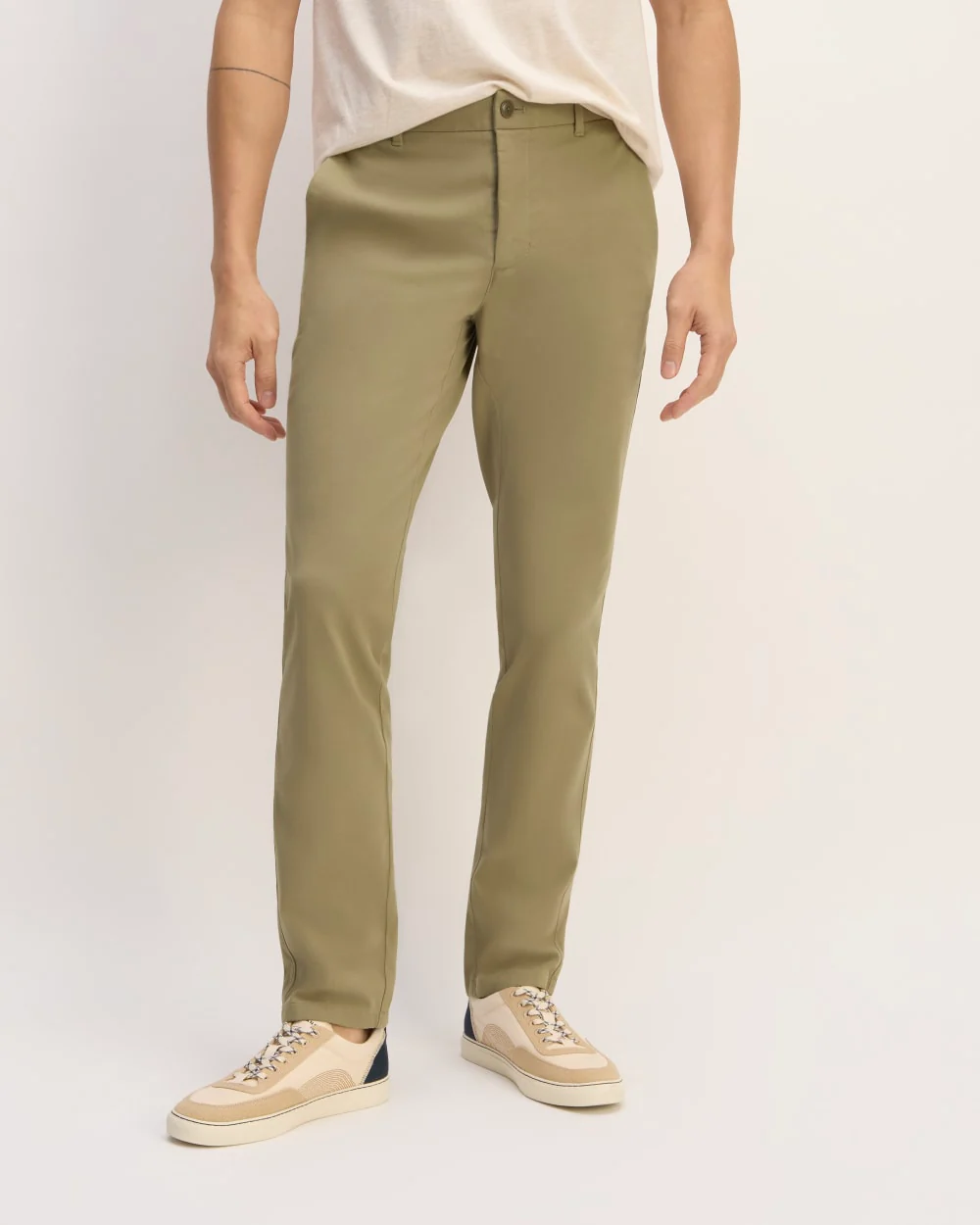 The Performance Chino | Uniform | Pale Green | Slim - Image 3
