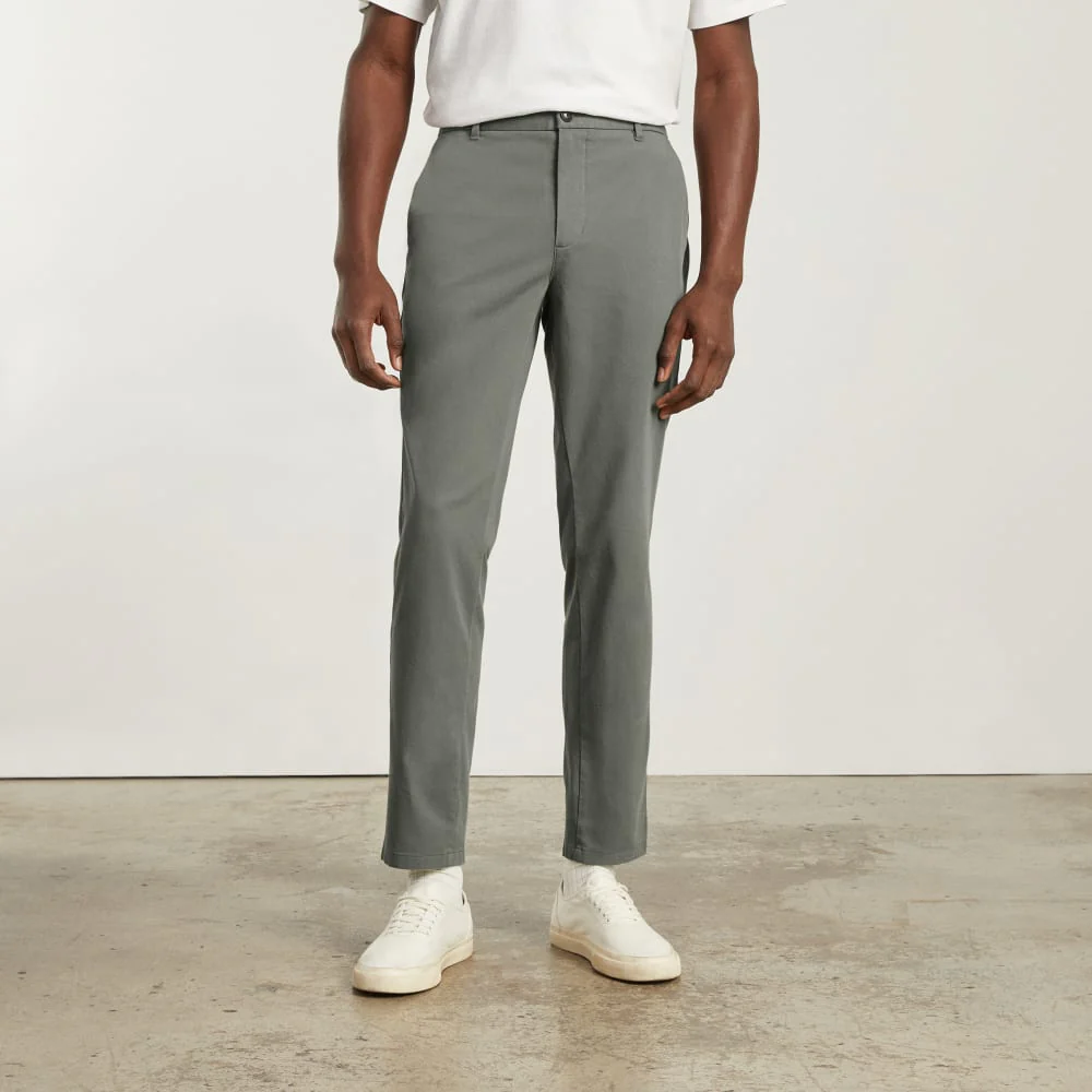 The Performance Chino | Uniform | Pewter Green | Slim - Image 2