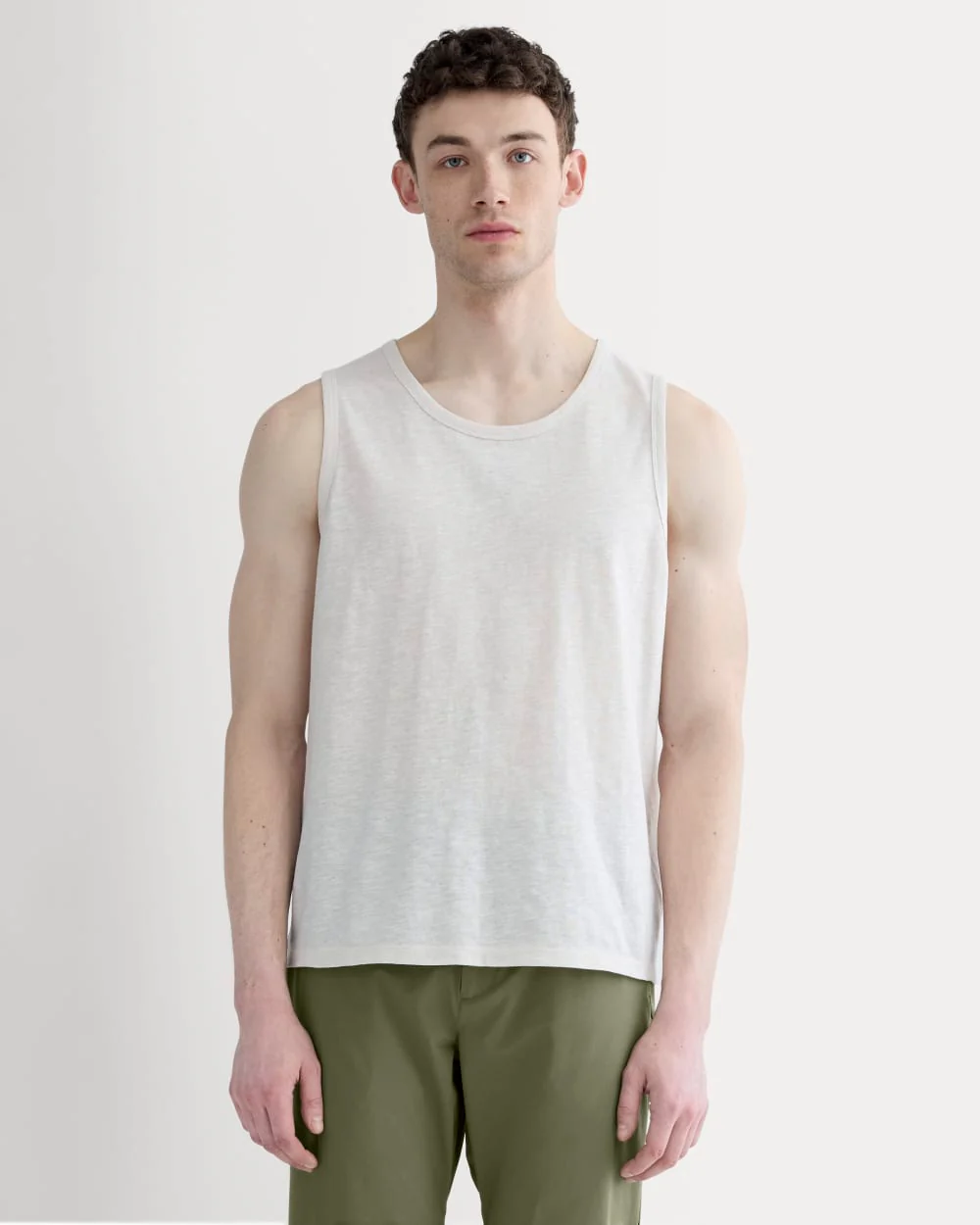 The Rec Performance Tank | Heathered Oat
