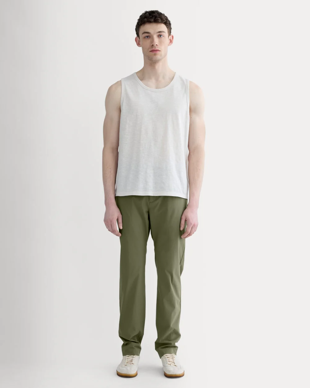 The Rec Performance Tank | Heathered Oat - Image 3