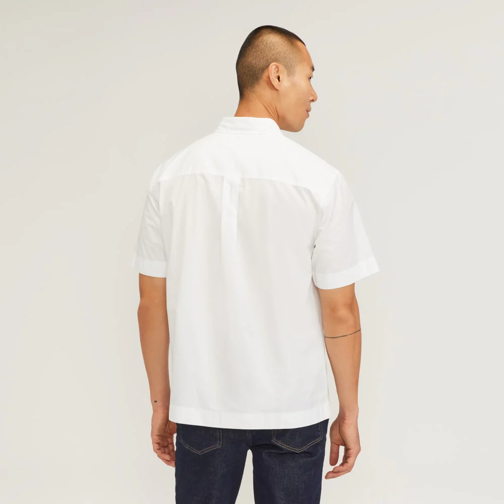 The Poplin Short-Sleeve Shirt | White - Image 3