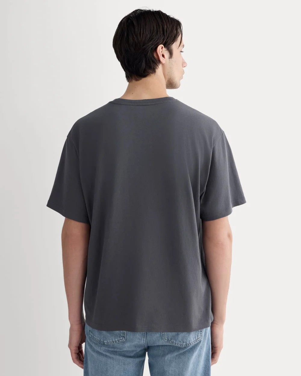 The Premium-Weight Relaxed Crew | Uniform | Graphite - Image 4