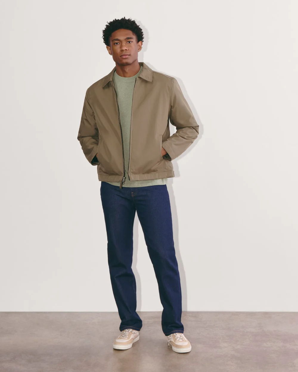 The Premium-Weight Relaxed Crew | Uniform | Heather Sage Green - Image 7