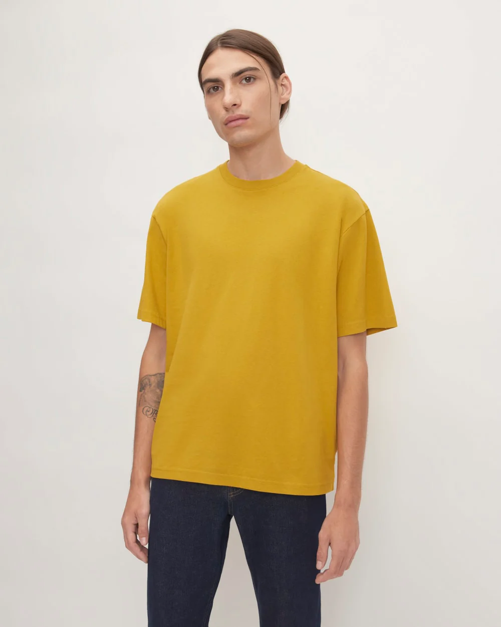 The Premium-Weight Relaxed Crew | Uniform | Honey