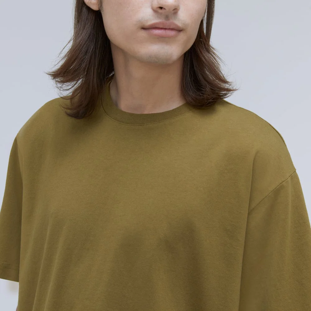 The Premium-Weight Relaxed Crew | Uniform | Olive - Image 3