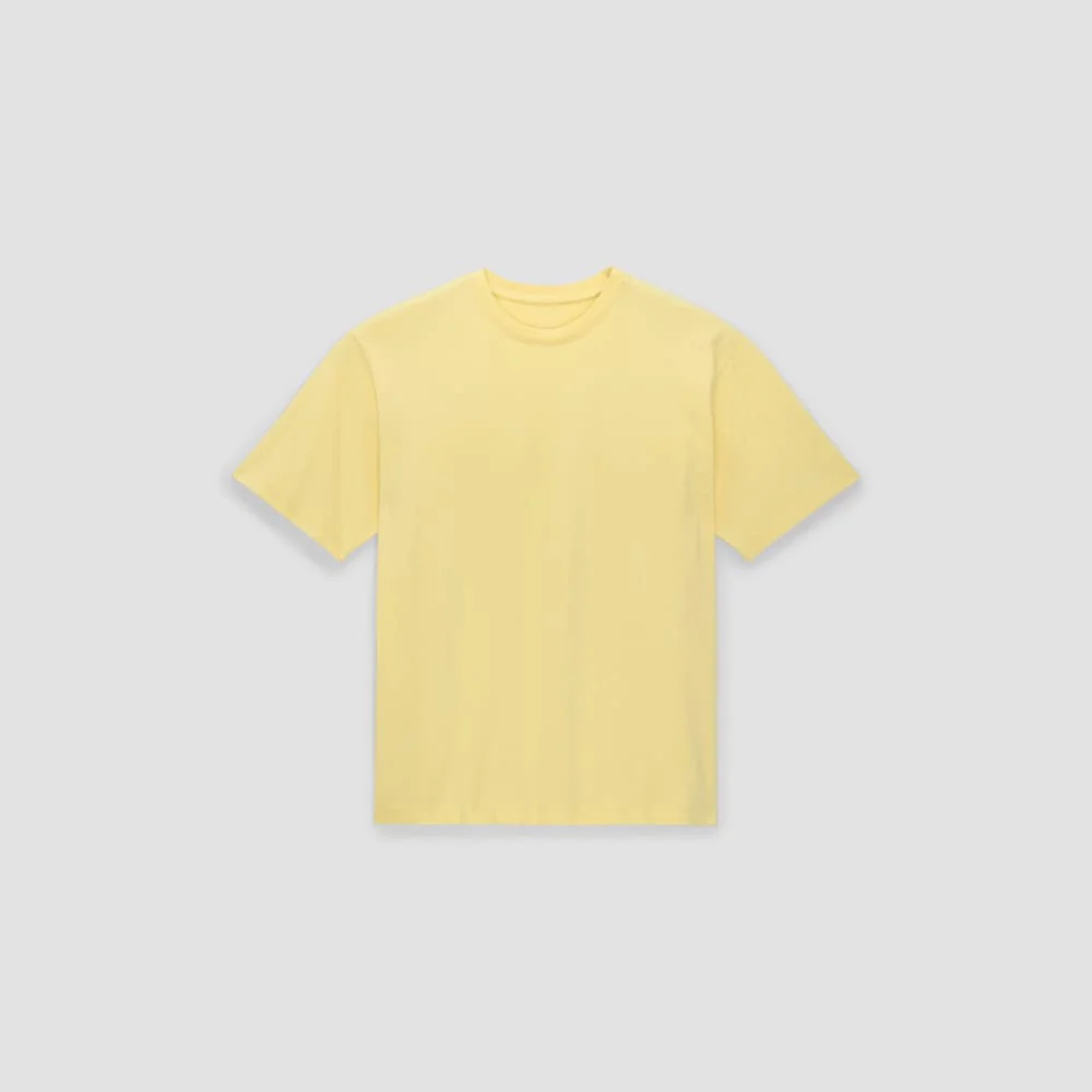 The Premium-Weight Relaxed Crew | Uniform | Pale Yellow - Image 2