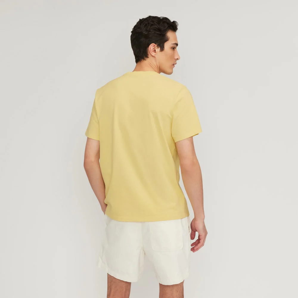 The Premium-Weight Relaxed Crew | Uniform | Pale Yellow - Image 3