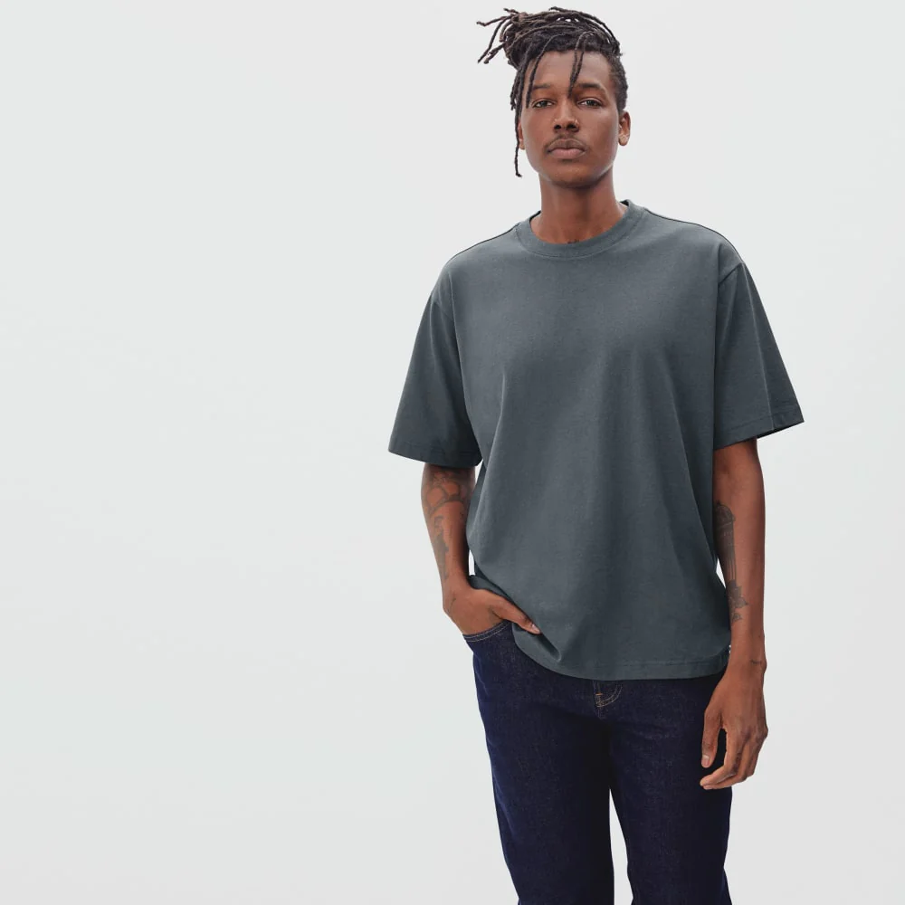 The Premium-Weight Relaxed Crew | Uniform | Slate - Image 2