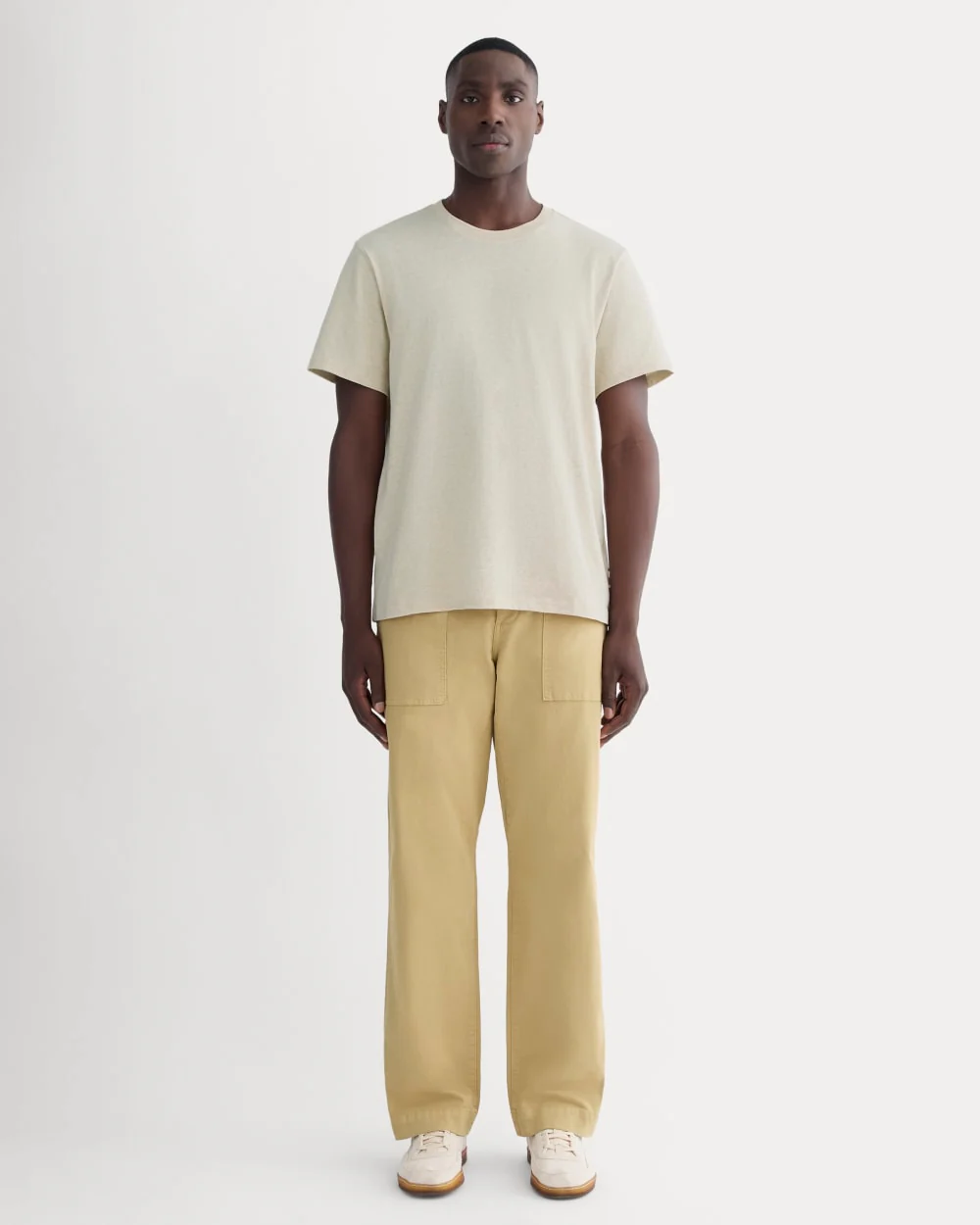 The Premium-Weight Crew | Uniform | Heathered Cashew - Image 3