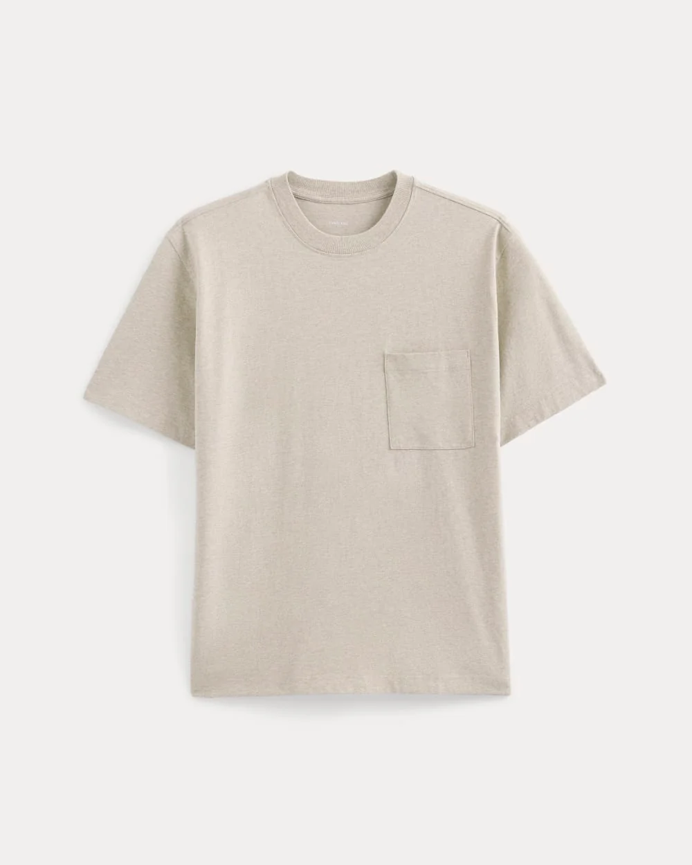 Oversized Midweight Tee | Heathered Oatmeal - Image 2