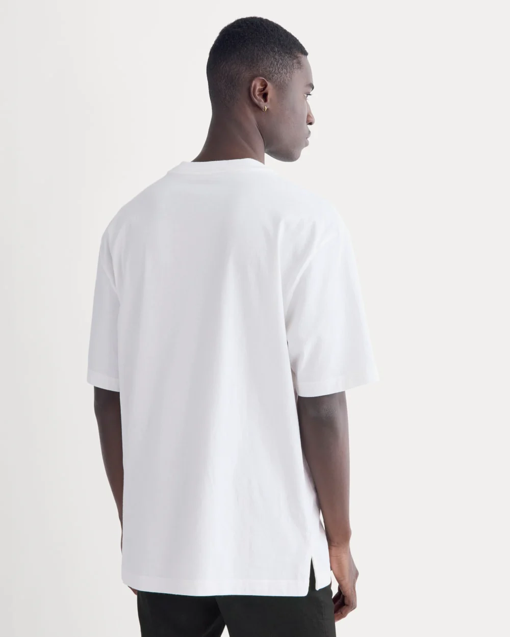 Oversized Midweight Tee | White - Image 5