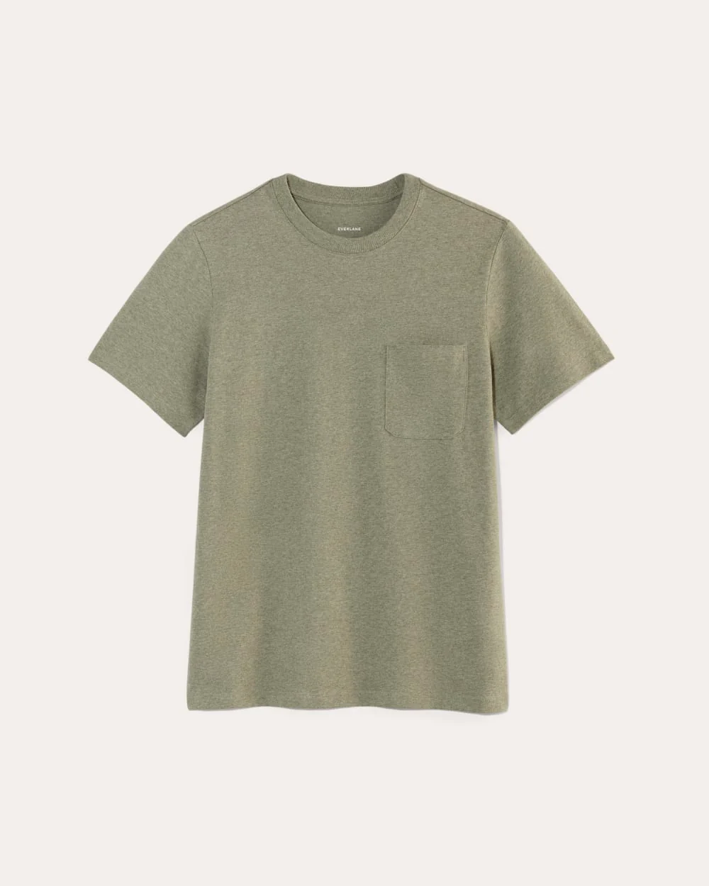 The Premium-Weight Pocket Tee | Uniform | Heather Sage Green - Image 2
