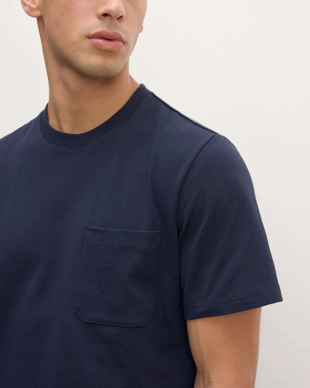 The Premium-Weight Pocket Tee | Uniform | Navy - Image 3