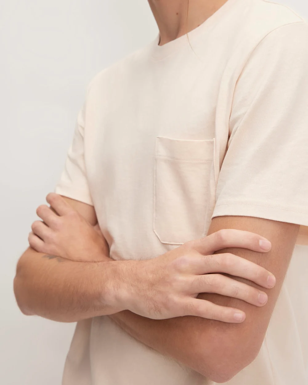 The Premium-Weight Pocket Tee | Uniform | Whisper Pink - Image 4