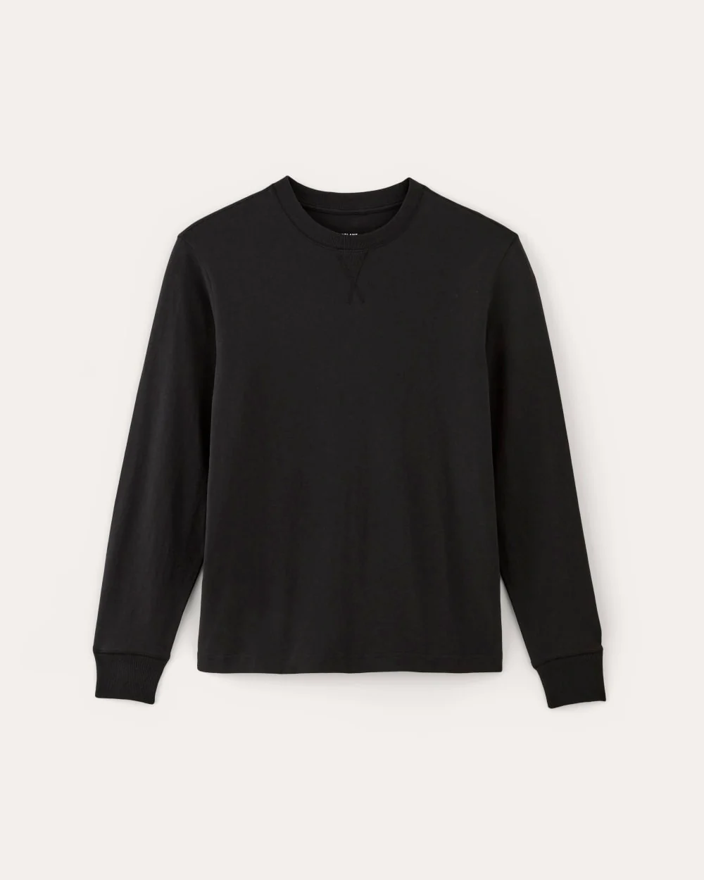 The Premium-Weight Relaxed Crew | Black - Image 2