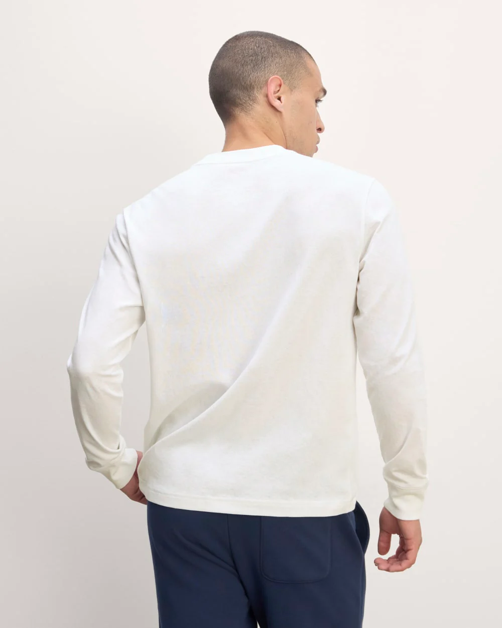 The Premium-Weight Relaxed Crew | White - Image 4