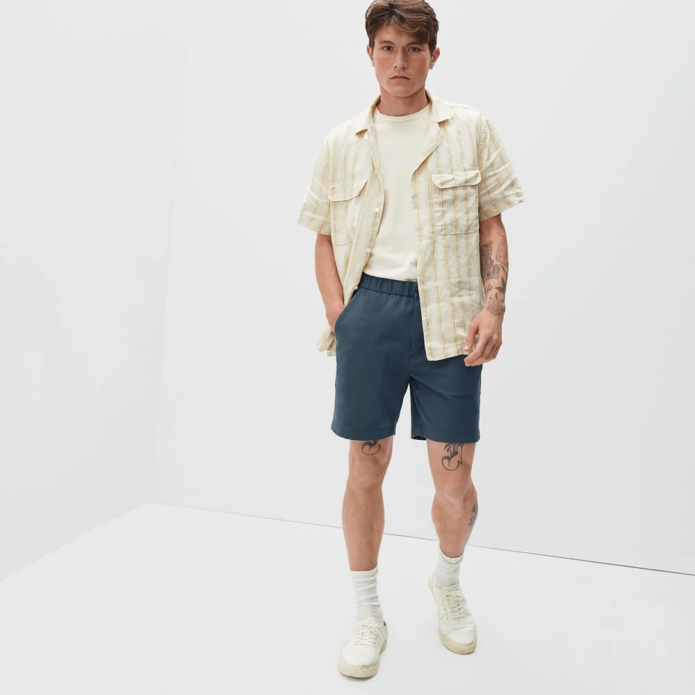 The Pull-On Performance Chino Short | Kingfisher Blue - Image 3