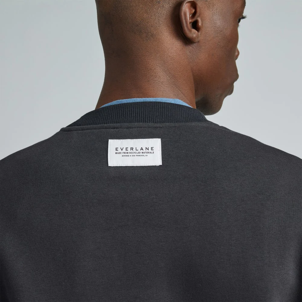 The ReTrack Crewneck Sweatshirt | Black - Image 5