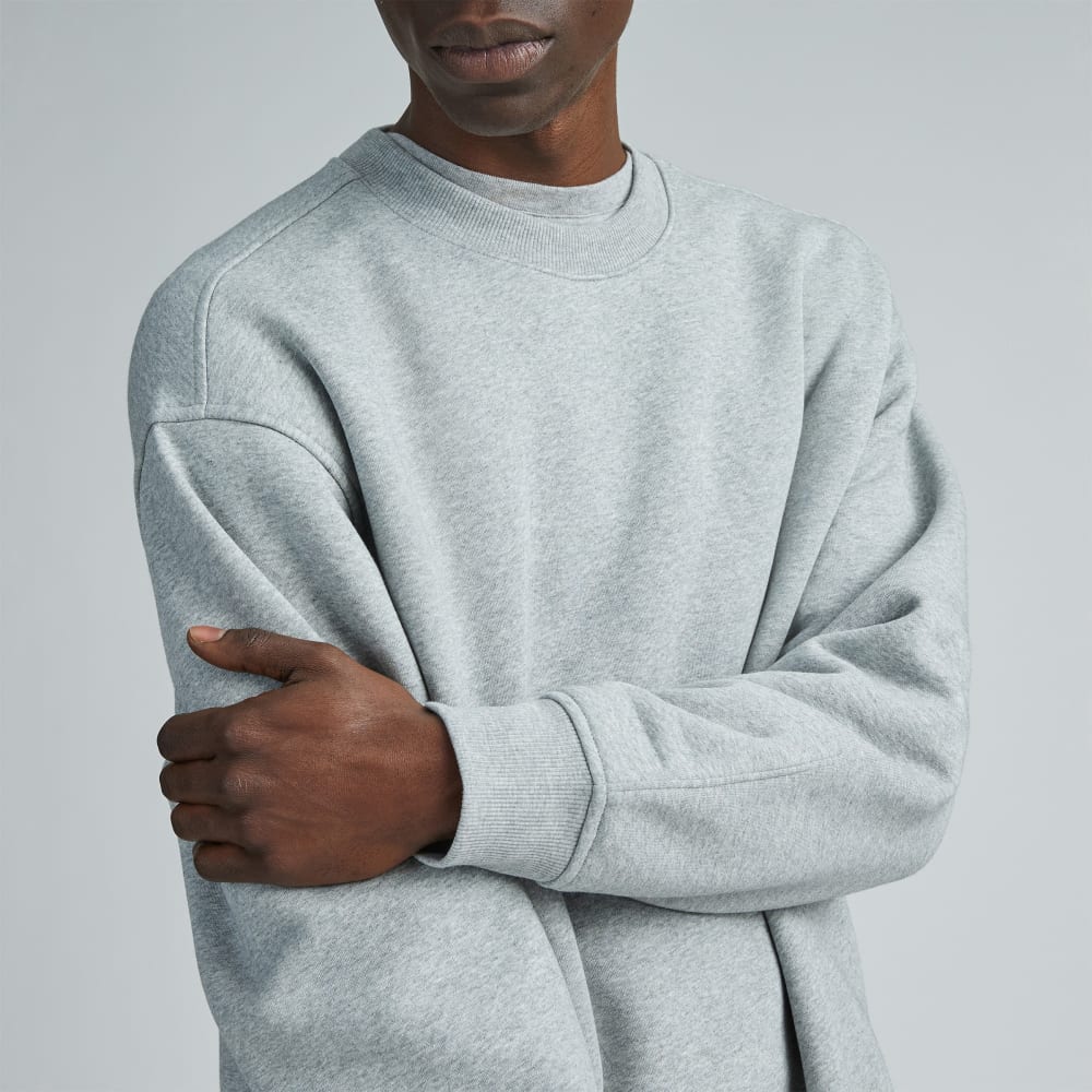 The ReTrack Crewneck Sweatshirt |  Heathered Grey - Image 4