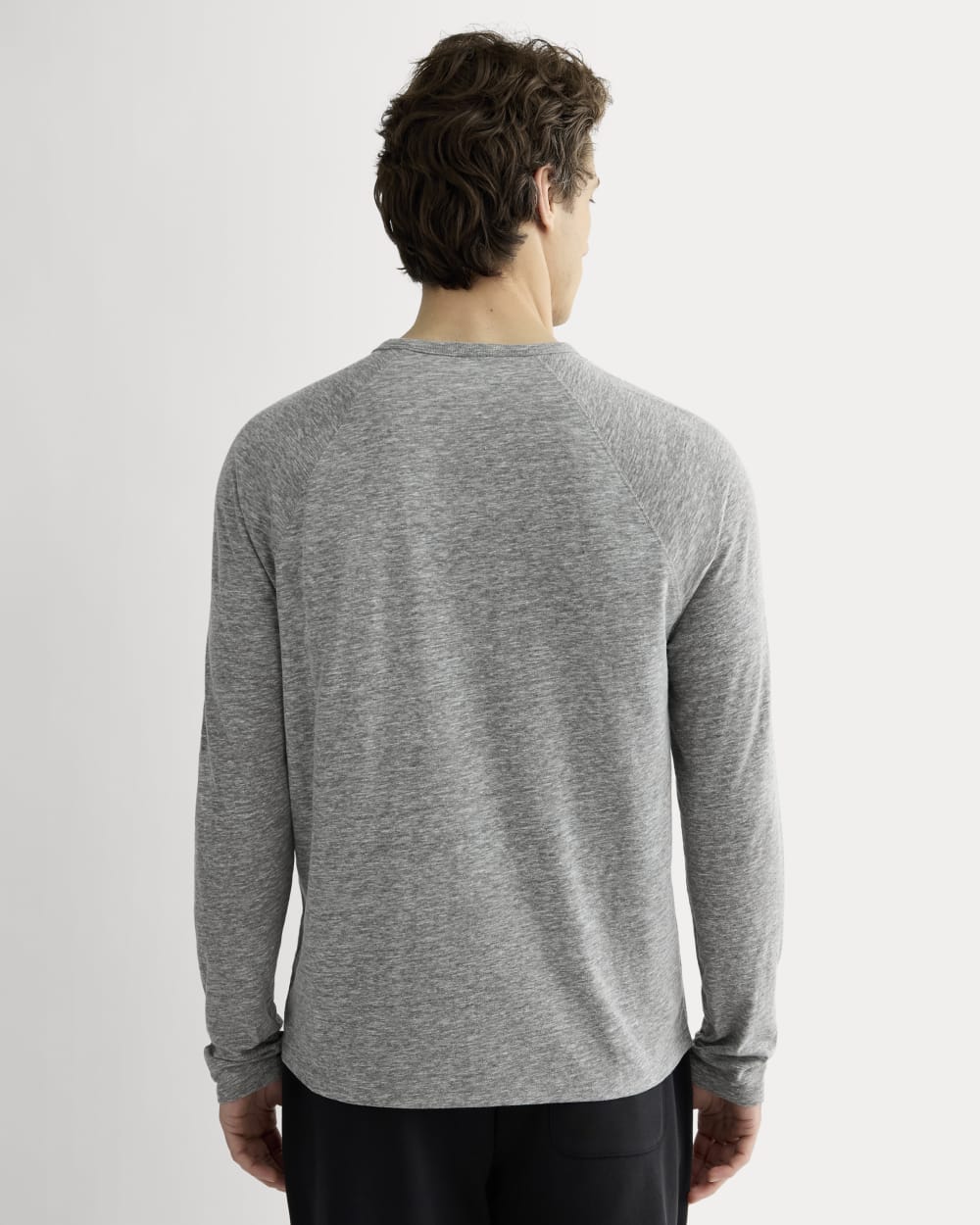 The Rec Long-Sleeve Crew |  Heathered Grey - Image 5