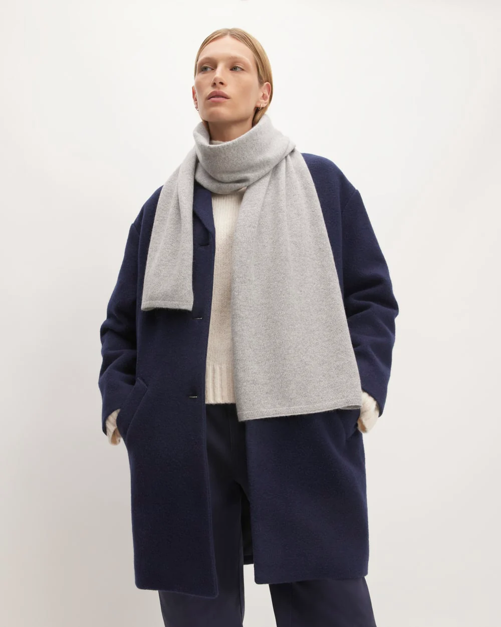 The ReCashmere Scarf |  Heathered Grey - Image 3