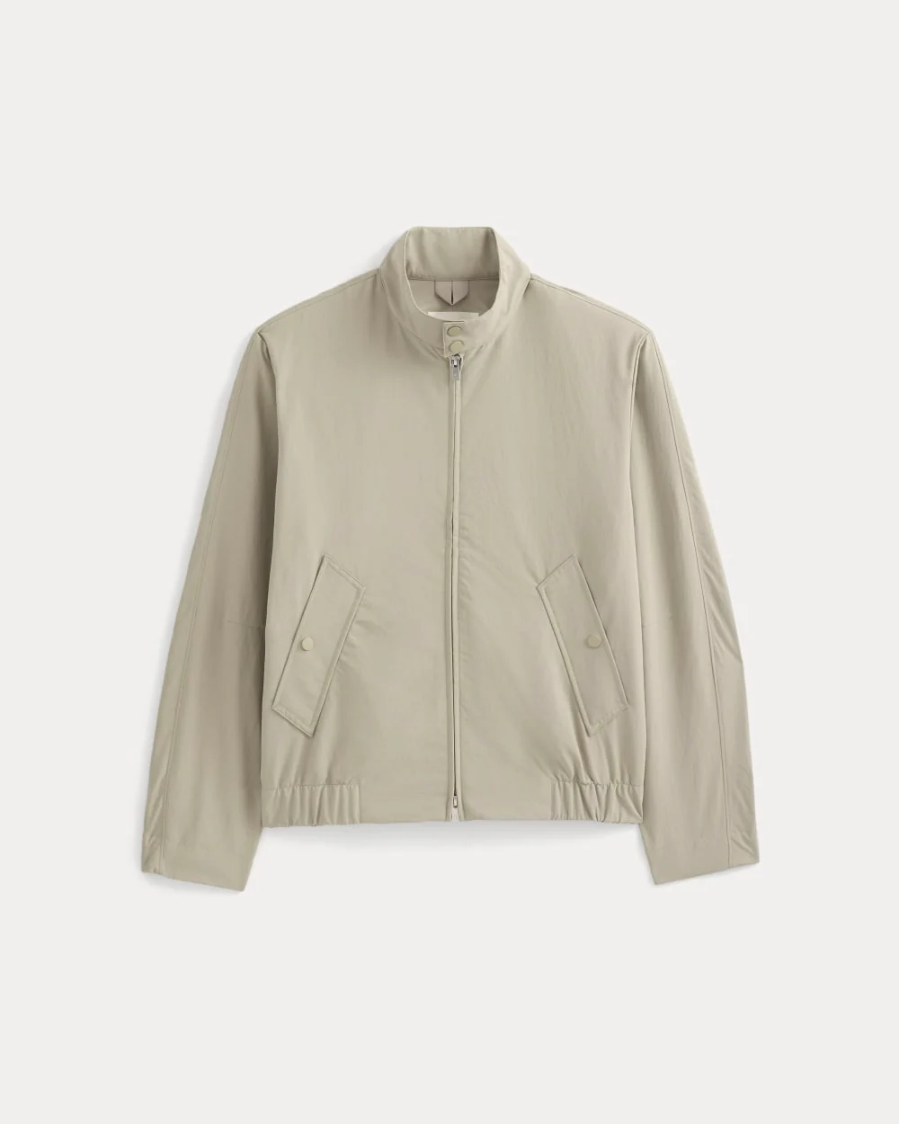 Re:Cycled Nylon Harrington Jacket | Trench Coat Khaki - Image 2