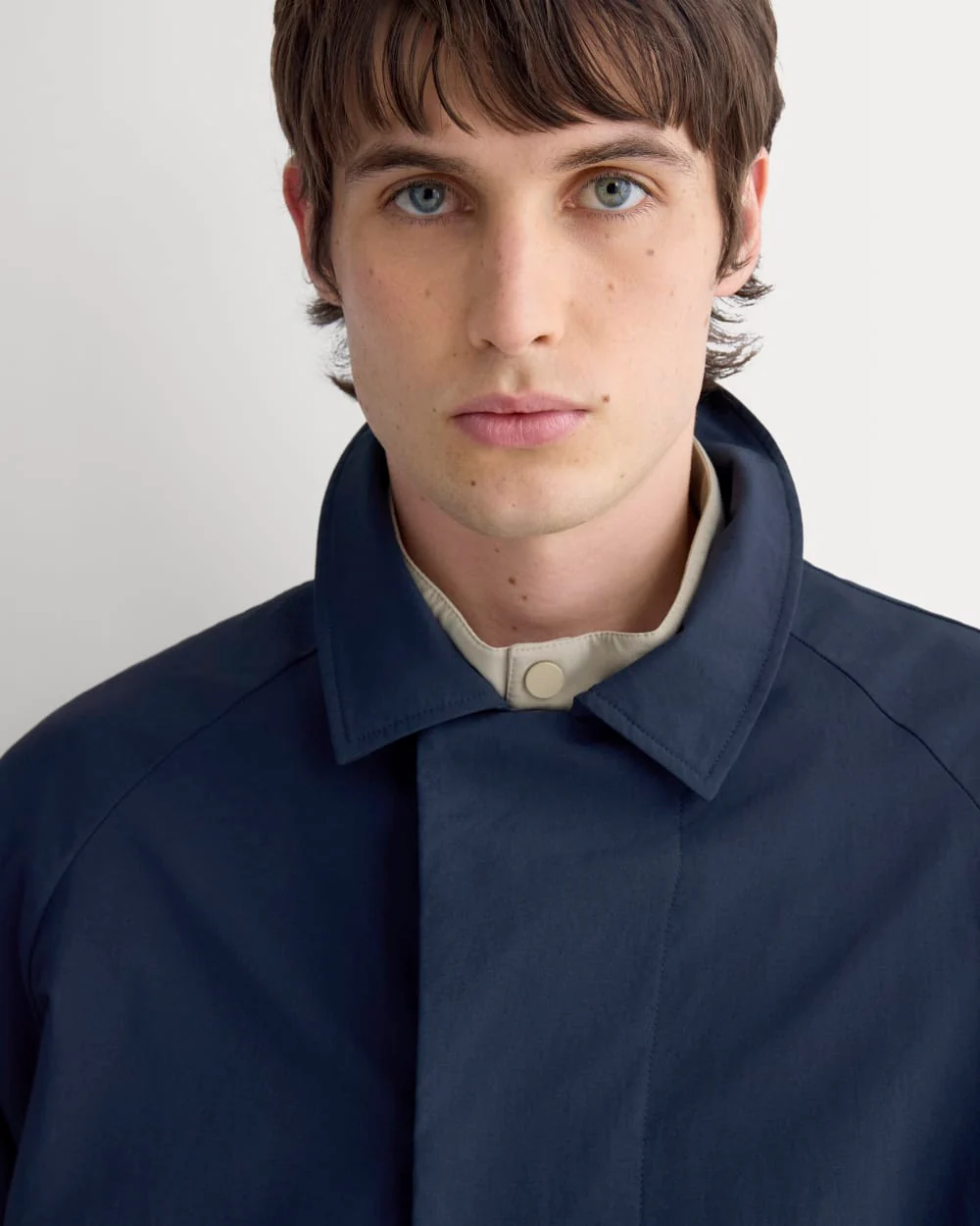 Re:Cycled Nylon Mac Coat | Deep Navy - Image 5
