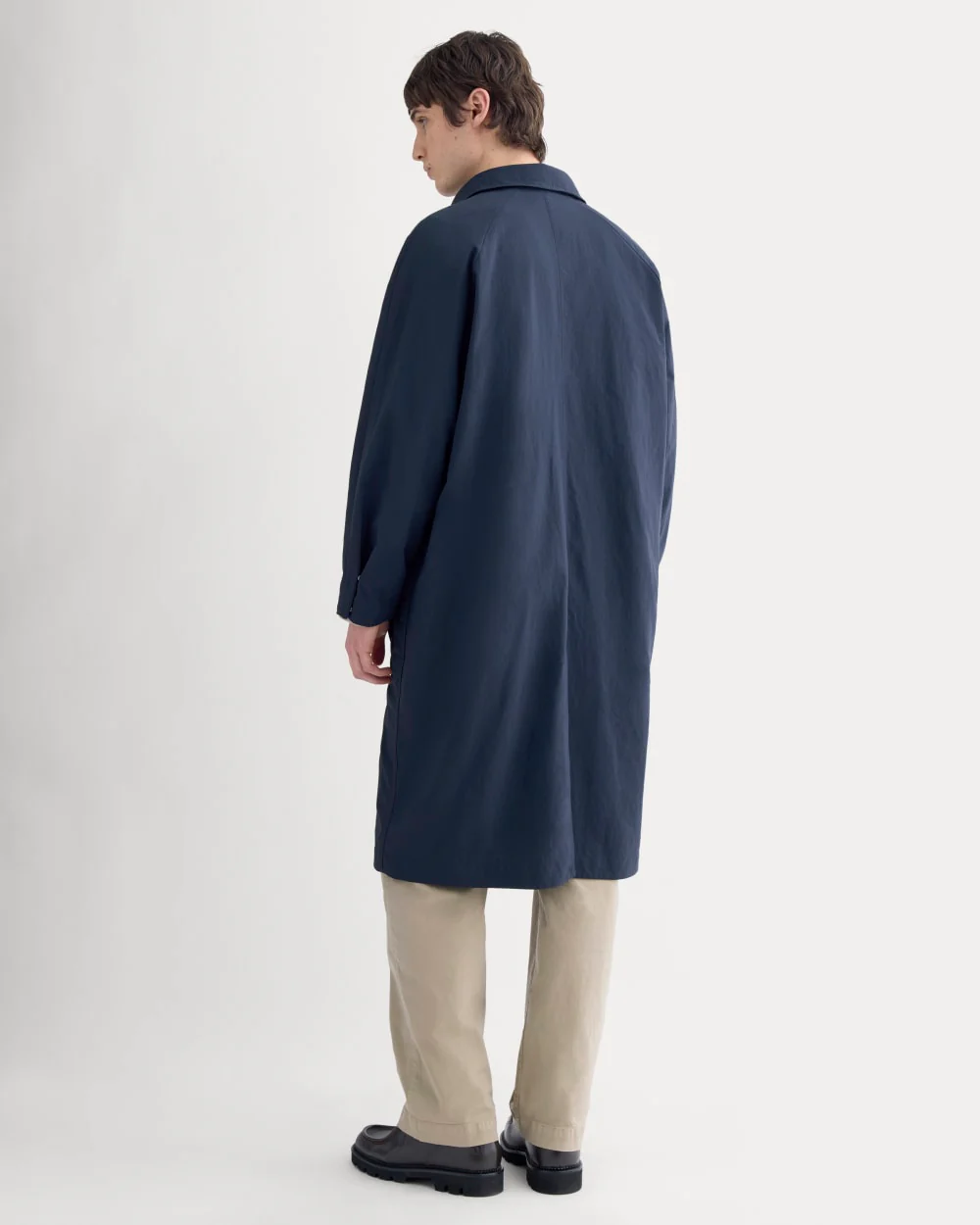 Re:Cycled Nylon Mac Coat | Deep Navy - Image 6