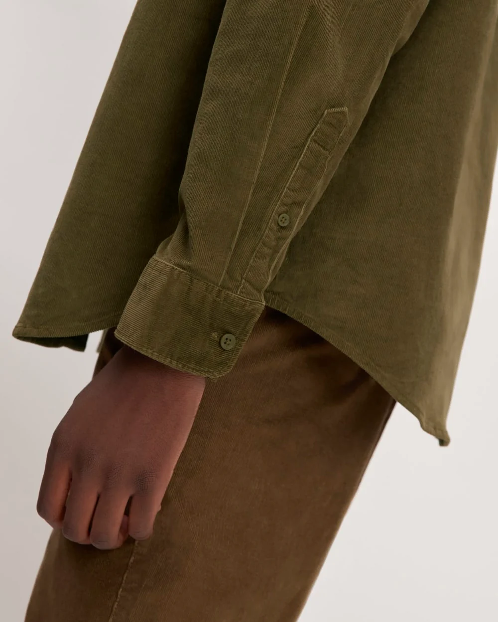 The Relaxed Corduroy Shirt  | Beech - Image 5