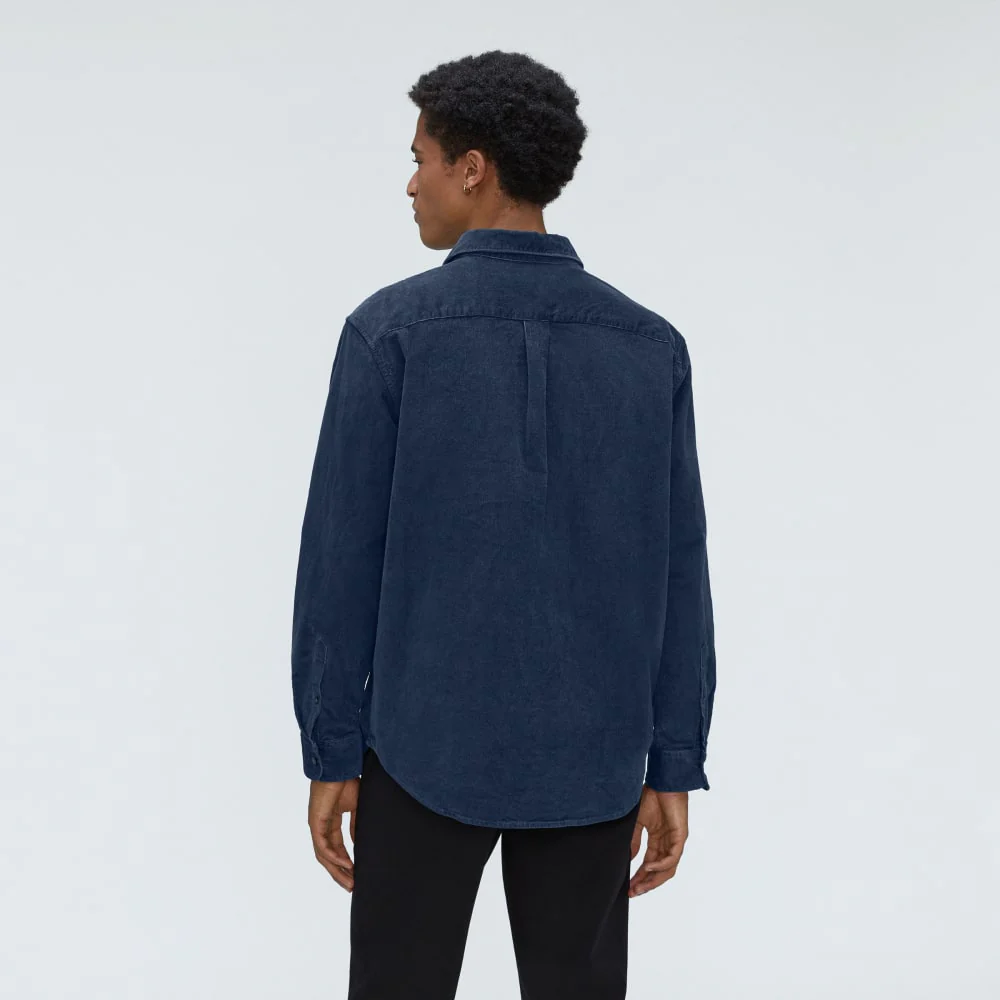 The Relaxed Corduroy Shirt | Insignia Blue - Image 3