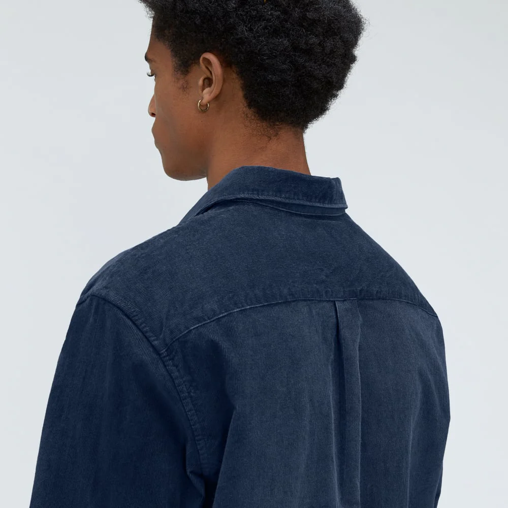 The Relaxed Corduroy Shirt | Insignia Blue - Image 4