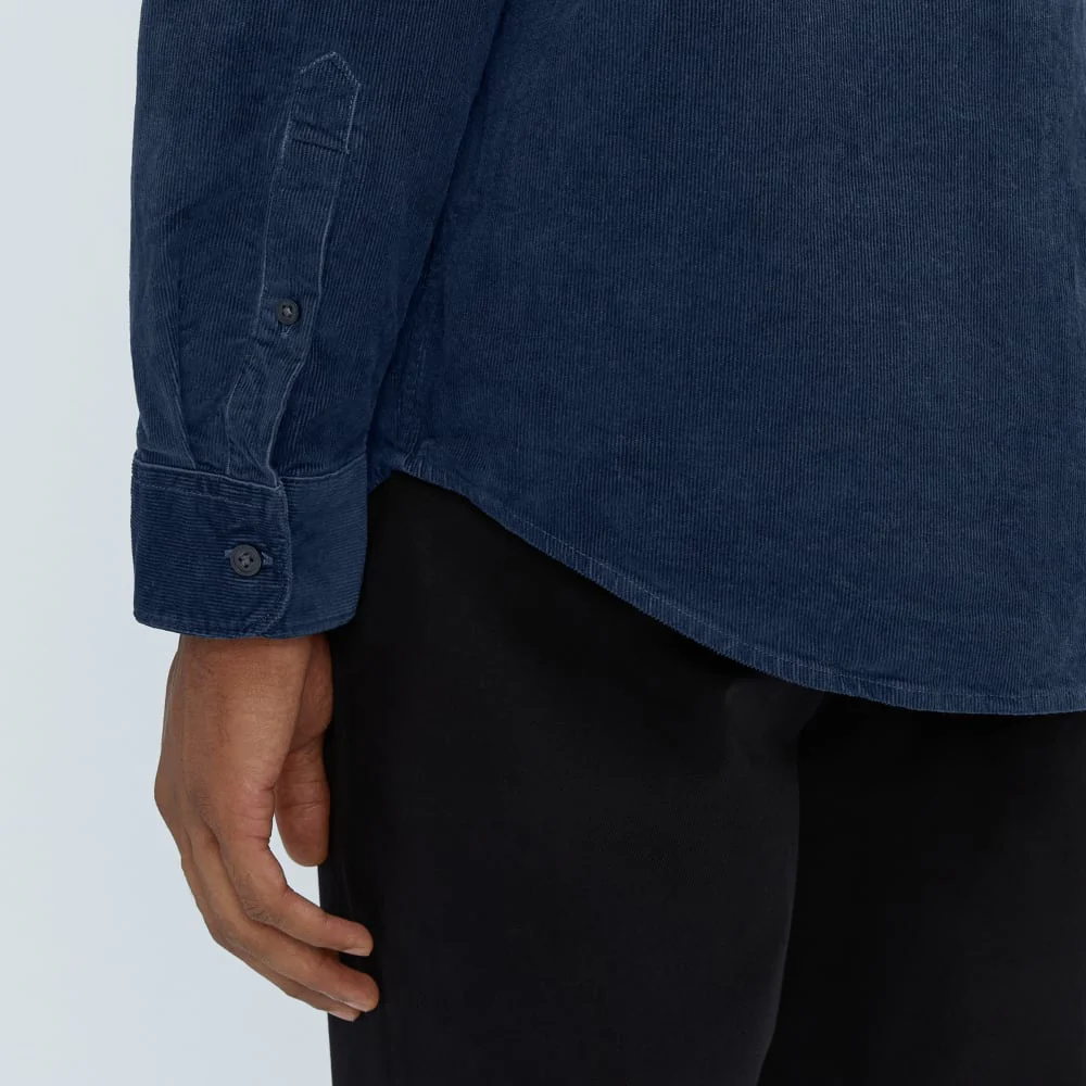 The Relaxed Corduroy Shirt | Insignia Blue - Image 5