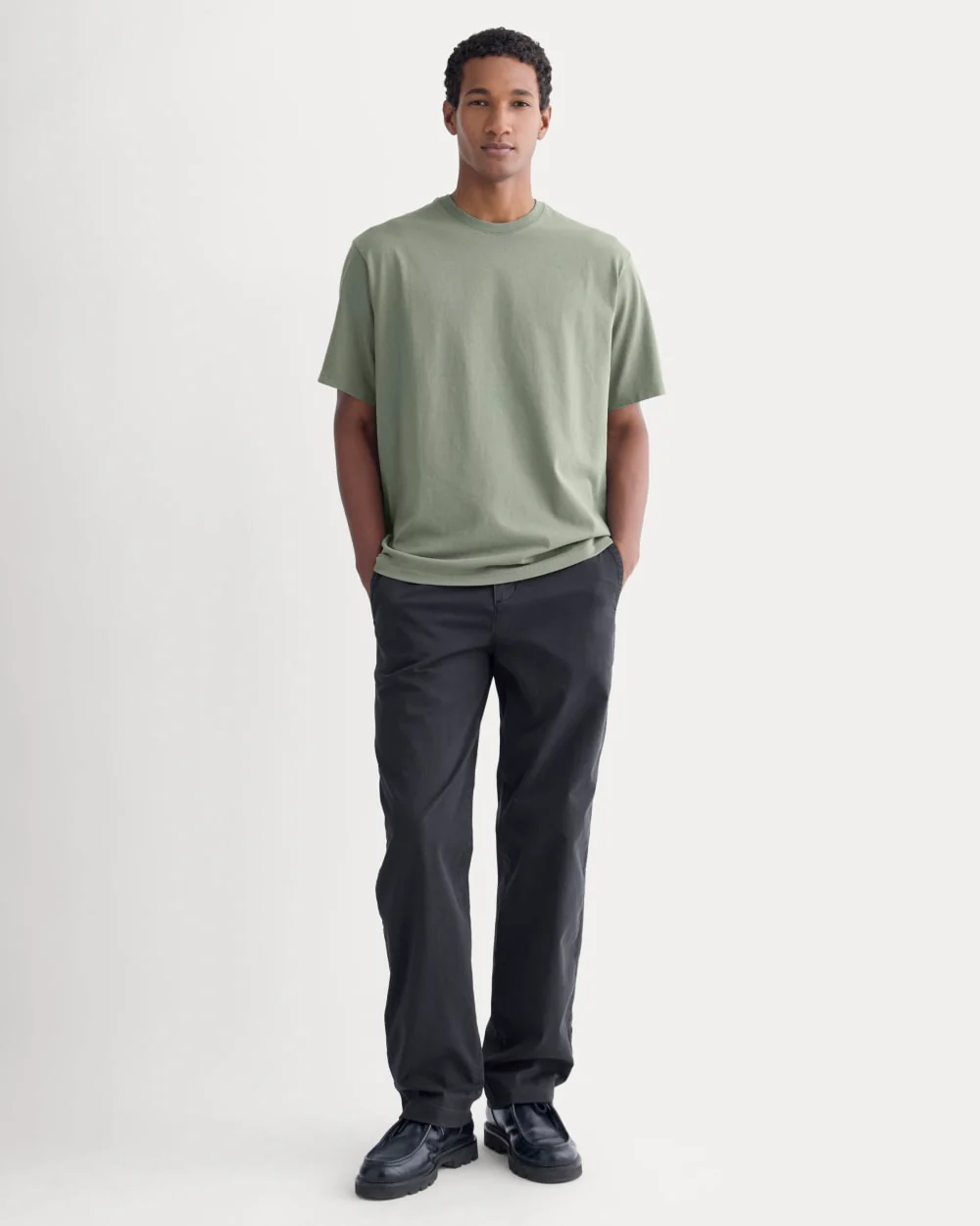Relaxed Midweight Tee | Agave Green - Image 3