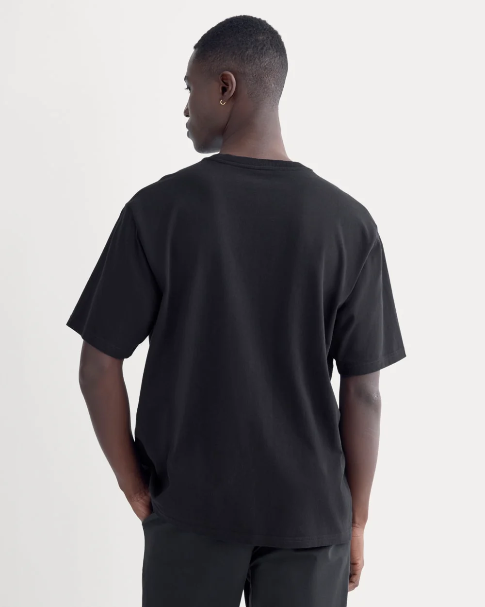 Relaxed Midweight Tee | Black - Image 4