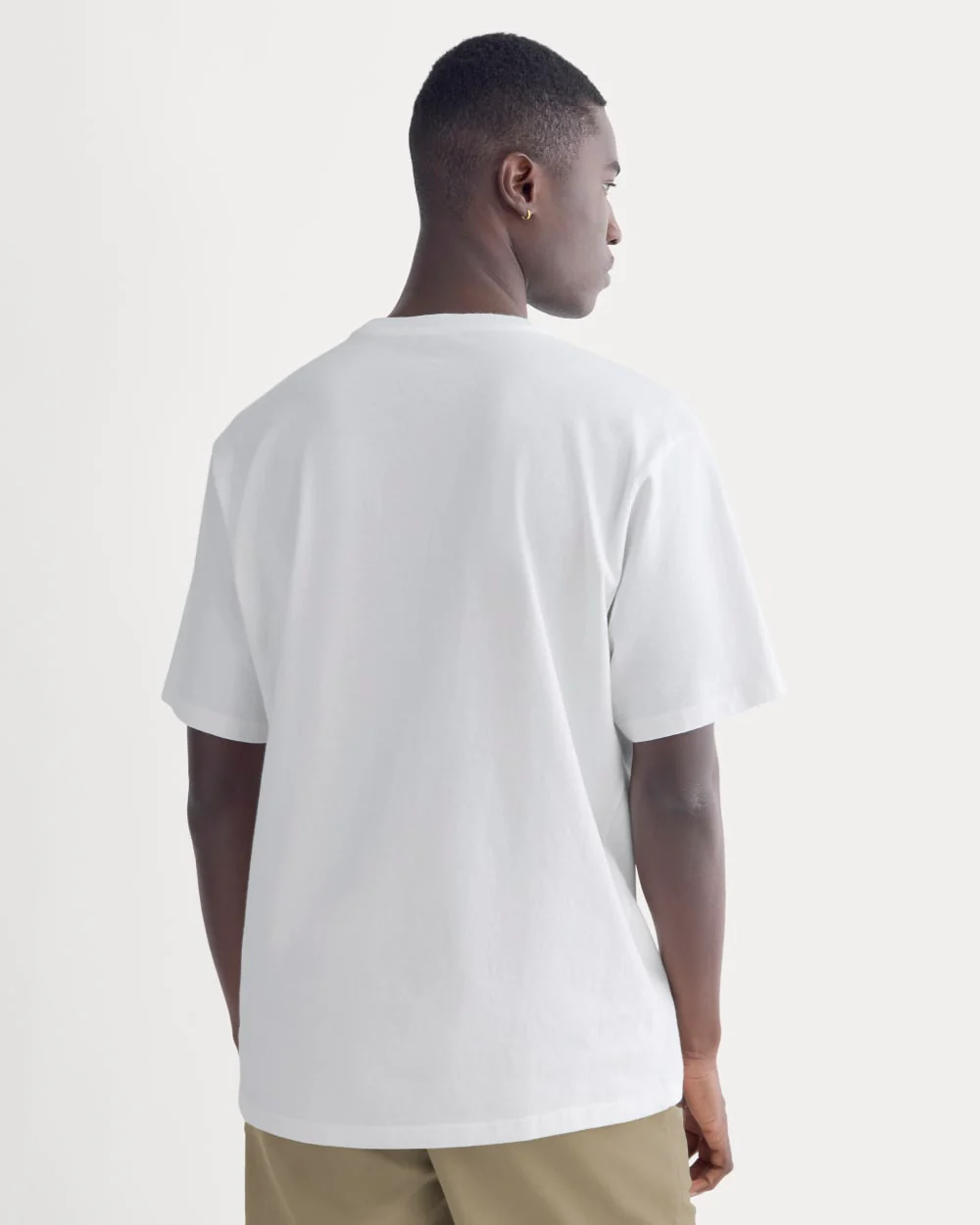Relaxed Midweight Tee | White - Image 4