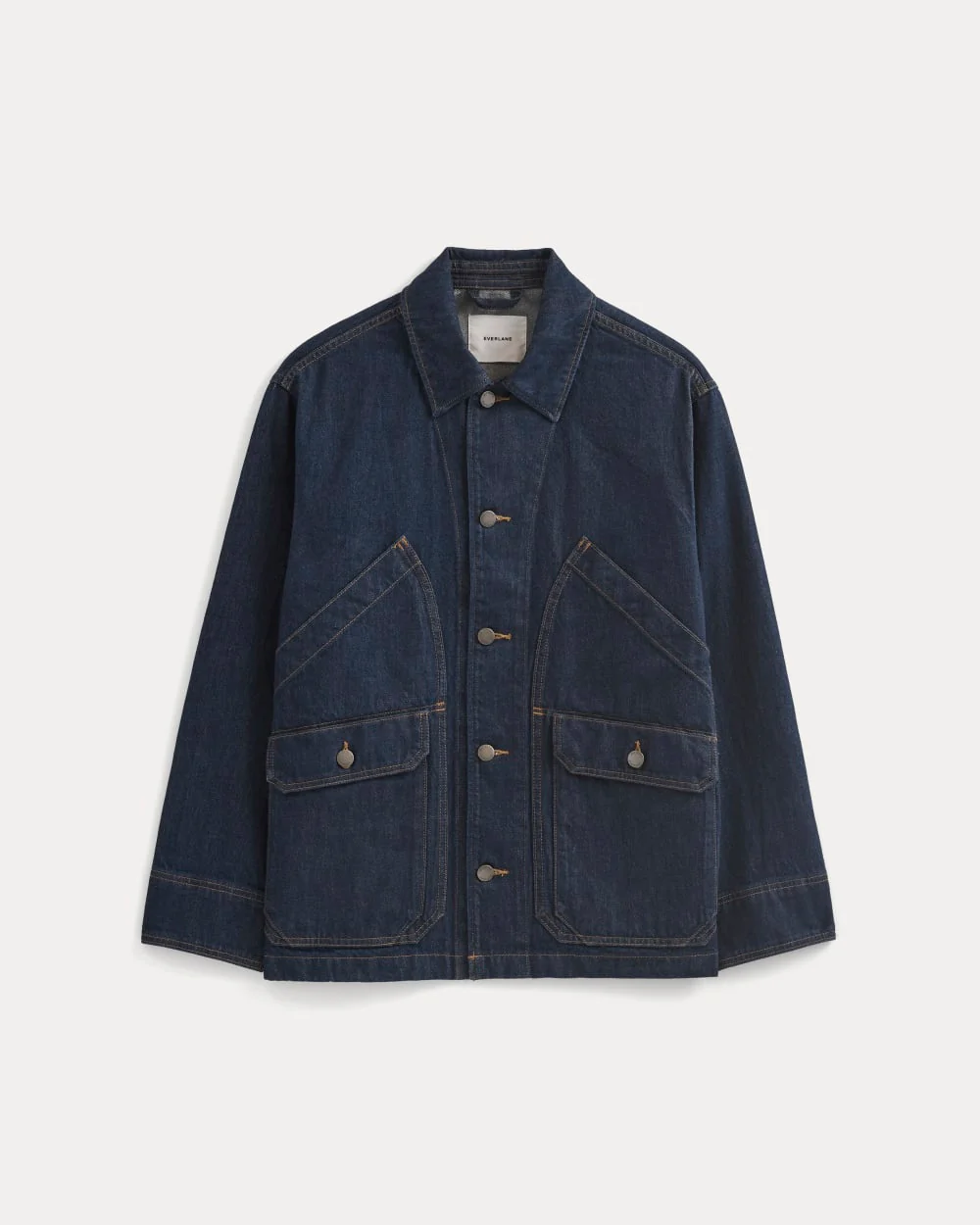 Relaxed Denim Barn Jacket | Dark Rinse - Image 2