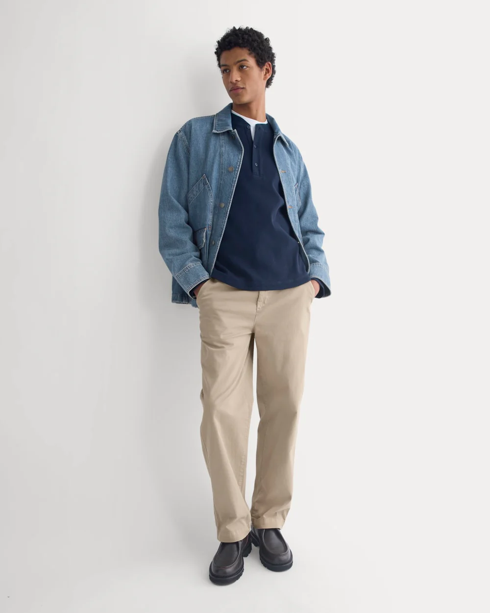 Relaxed Denim Barn Jacket | Robbins Indigo - Image 6