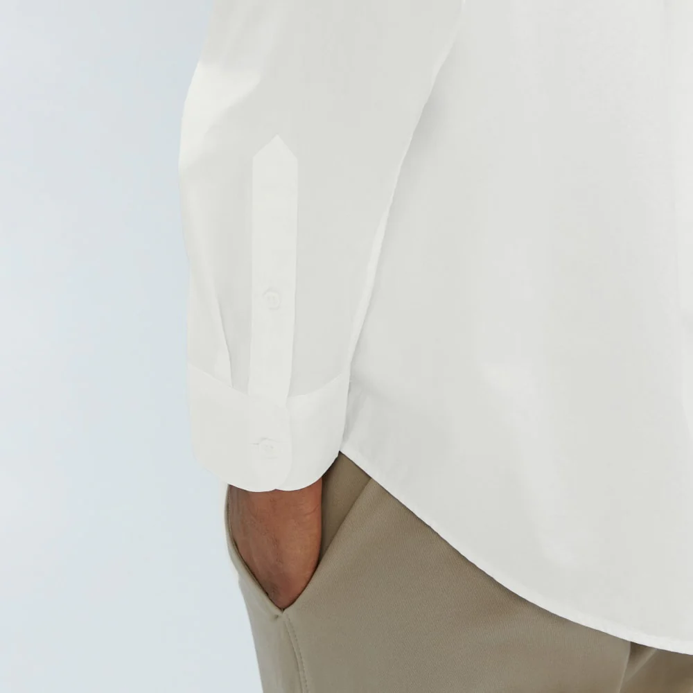 The Relaxed Poplin Shirt | White - Image 4
