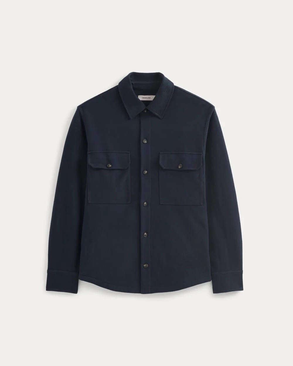 Relaxed Knit Utility Shirt | Navy - Image 2
