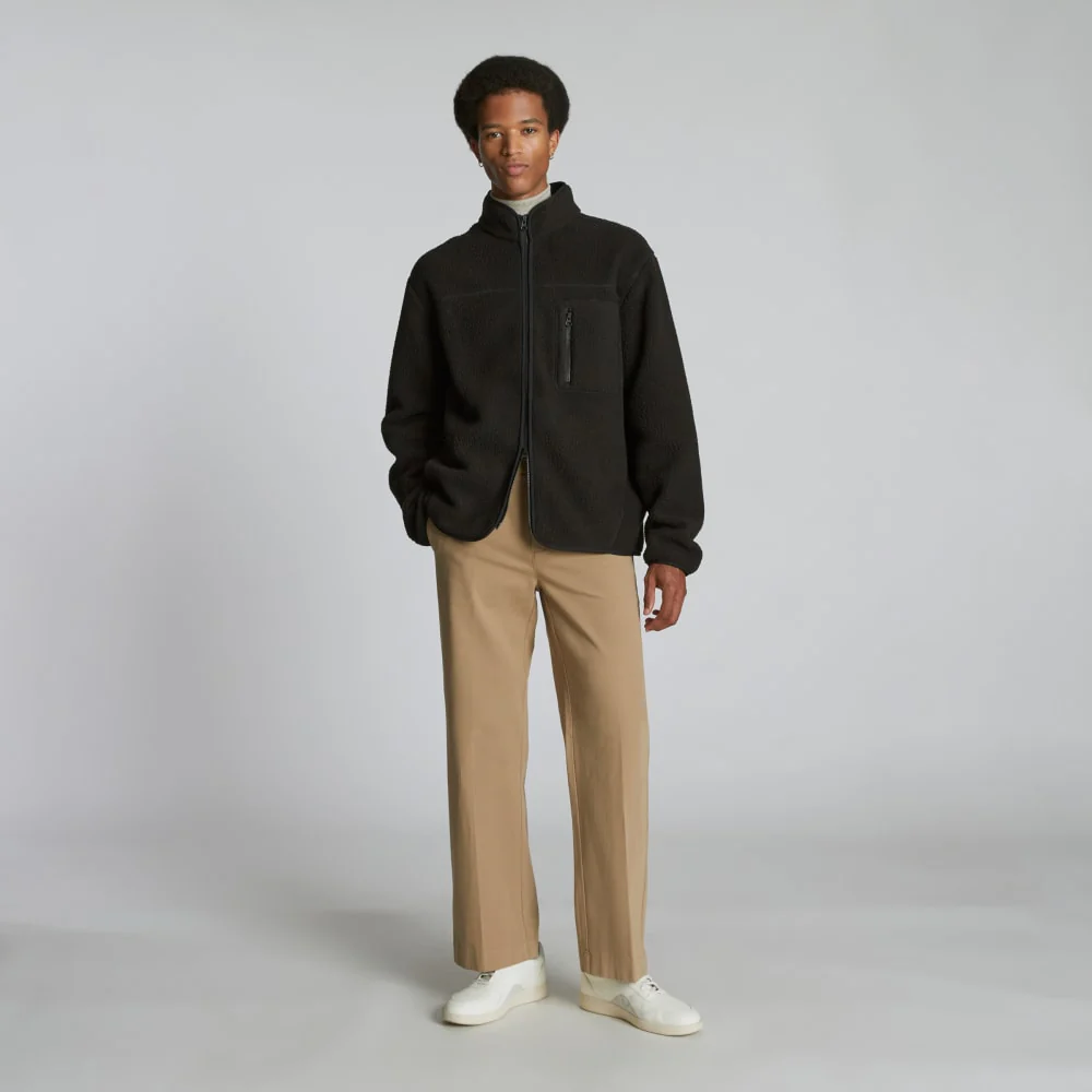 The ReNew Fleece Full Zip | Black - Image 5