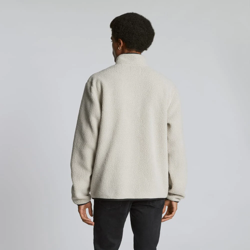 The ReNew Fleece Full Zip | Oat - Image 3