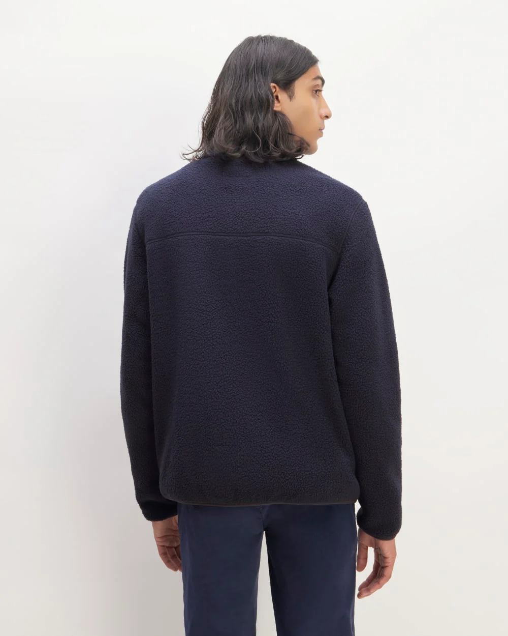 The ReNew Fleece Pullover | Navy - Image 6