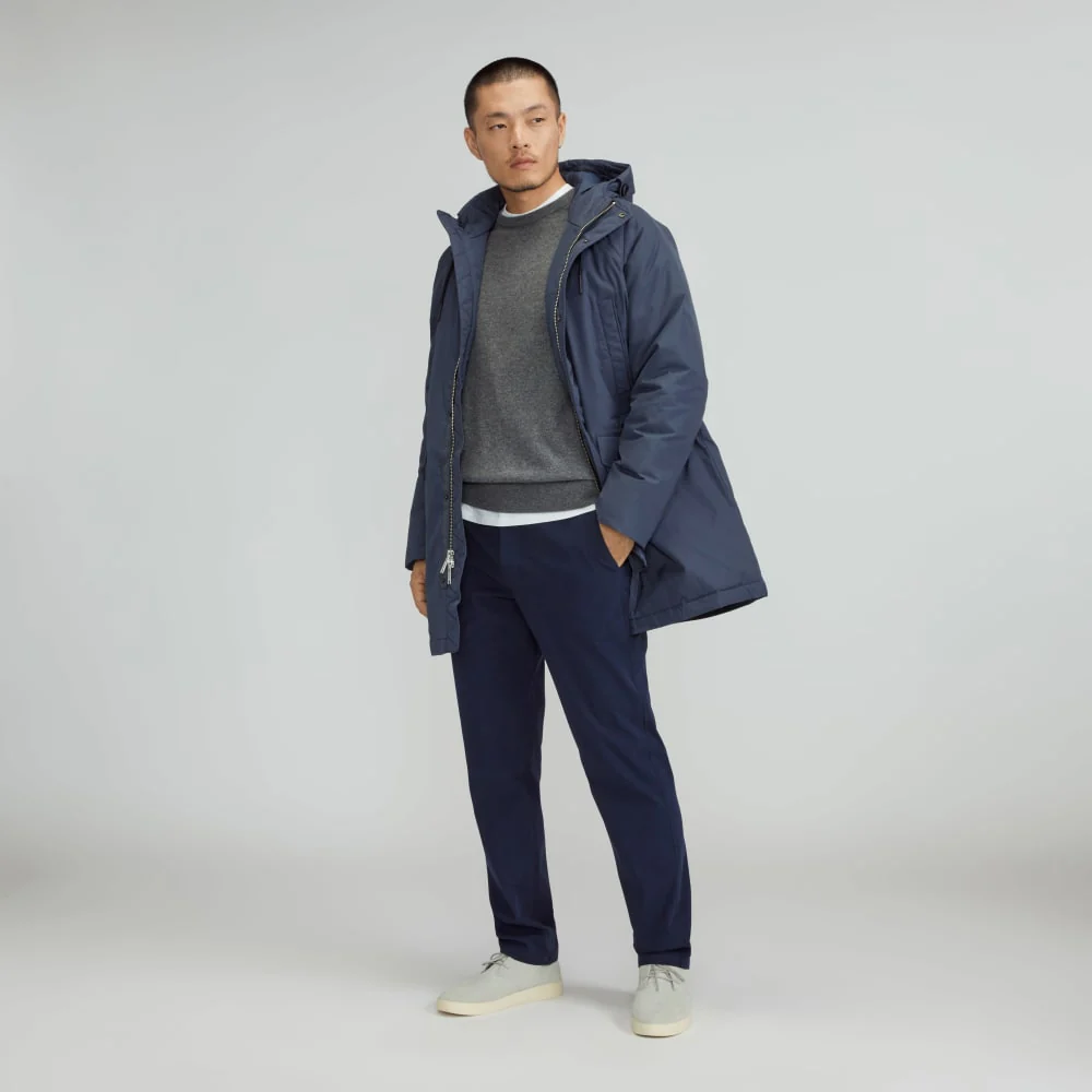 The ReNew Long Parka | India Ink - Image 6